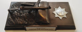P3 Copy of Cold Cast Bronze L2A3 SMG Plaque All Regiments. Choose Regiment from drop down menu