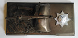 P3 Copy of Cold Cast Bronze L2A3 SMG Plaque All Regiments. Choose Regiment from drop down menu