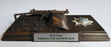P3 Copy of Cold Cast Bronze L2A3 SMG Plaque All Regiments. Choose Regiment from drop down menu
