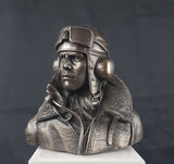 BP3 Cold Cast Bronze Bust RAF Battle of Britain Pilot 80th Anniversary