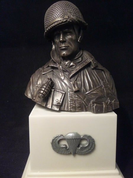 Limited Edn. Cold Cast Bronze 101st Airborne Normandy D Day Anniversary 1944