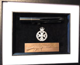 PF1 L1A1  SLR FLASH HIDER REPLICA.  cast rom a real SLR complete with Regimental badge.