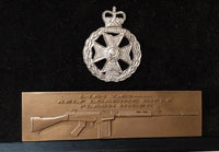 PF1 L1A1  SLR FLASH HIDER REPLICA.  cast rom a real SLR complete with Regimental badge.