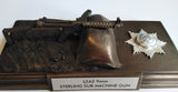 Copy of Cold Cast Bronze L2A3 SMG Plaque All Regiments. Choose Regiment from drop down menu