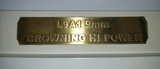 Cold Cast  life size wallhanger in frame. L9A1 9mm Browning Hi-Power