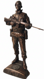 NI 01 Northern Ireland British Soldier Cold Cast Bronze Figure 13" Operation Banner All Regiments. Choose Regiment from drop down menu