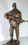 GPMG gunner Figure 14"  All Regiments. Choose Regiment from drop down menu.