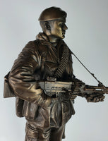 GPMG gunner Figure 14"  All Regiments. Choose Regiment from drop down menu.