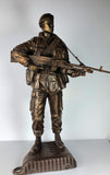 GPMG gunner Figure 14"  All Regiments. Choose Regiment from drop down menu.