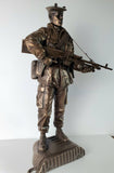 GPMG gunner Figure 14"  All Regiments. Choose Regiment from drop down menu.