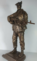 GPMG gunner Figure 14"  All Regiments. Choose Regiment from drop down menu.