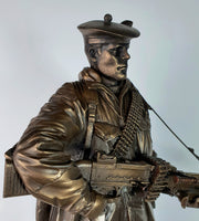 GPMG gunner Figure 14"  All Regiments. Choose Regiment from drop down menu.