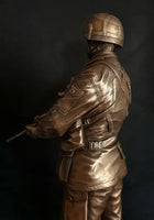 NI4  Without General Service Medal. British Soldier Cold Cast Bronze Figure 13" . Choose Regiment Below.