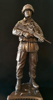 NI4  Without General Service Medal. British Soldier Cold Cast Bronze Figure 13" . Choose Regiment Below.