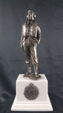 80th anniversary Battle of Britain cold cast bronze figurine of fighter pilot