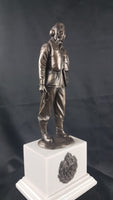 80th anniversary Battle of Britain cold cast bronze figurine of fighter pilot