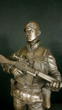 NI 01 Northern Ireland British Soldier Cold Cast Bronze Figure 14" Operation Banner All Regiments. Choose Regiment from drop down menu