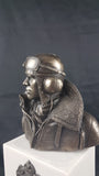 Cold Cast Bronze Bust RAF Battle of Britain Pilot 80th Anniversary