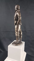 80th anniversary Battle of Britain cold cast bronze figurine of fighter pilot