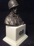 Limited Edn. Cold Cast Bronze 101st Airborne Normandy D Day Anniversary 1944