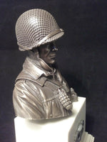 Limited Edn. Cold Cast Bronze 101st Airborne Normandy D Day Anniversary 1944